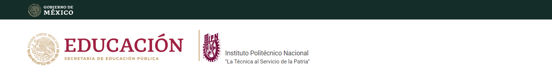 Secretaría de Educación Pública / Instituto Politécnico Nacional